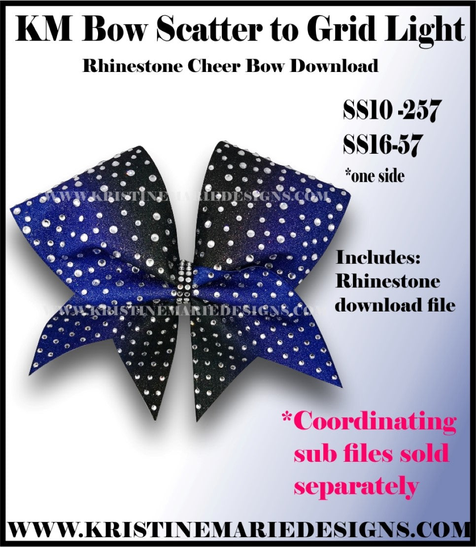 KM Bow Scatter to Grid Light – Kristine Marie Designs